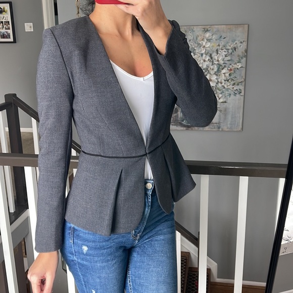 In new condition grey blazer by H&M - Picture 6 of 9